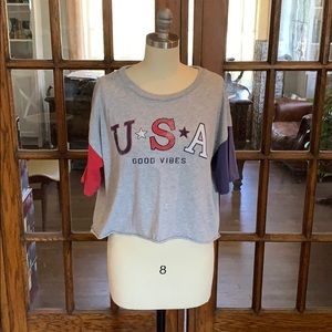 USA  crop top